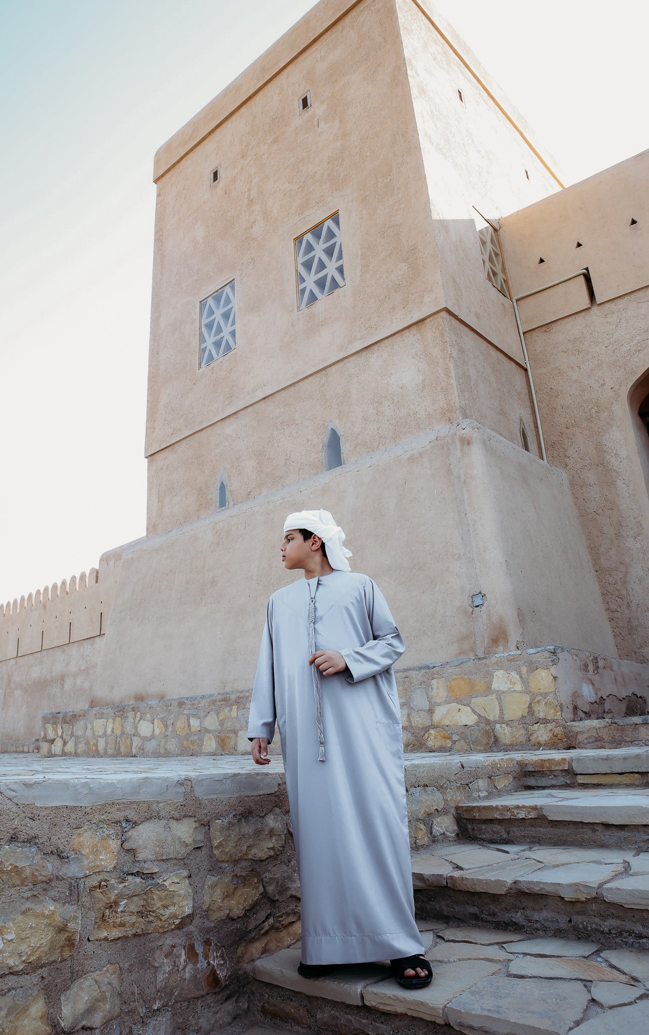Kid's Emirati Thobe || Moonstone