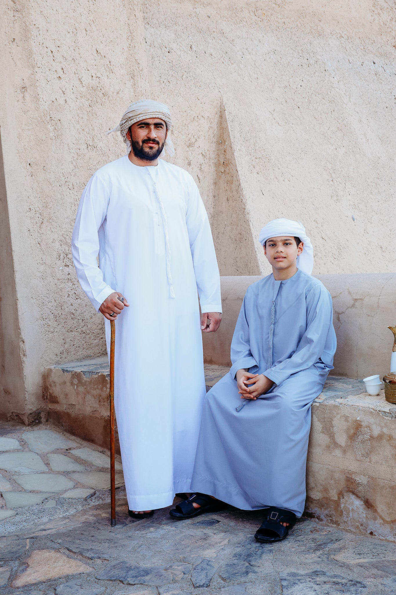 Kid's Emirati Thobe || Sky