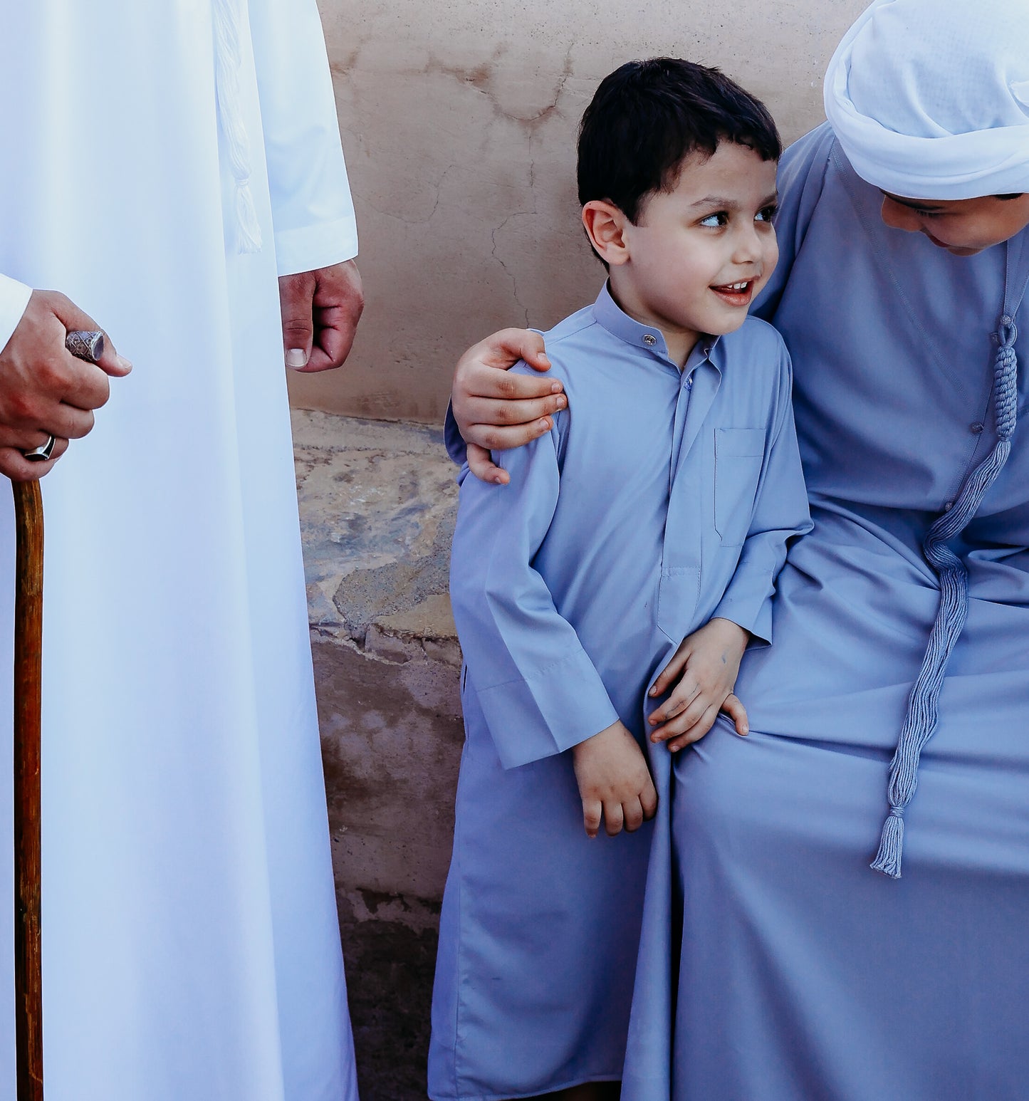 Kid's Saudi Thobe || Sky