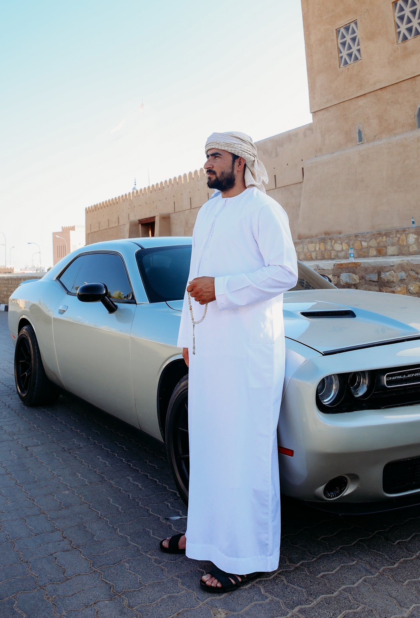 Men's Emirati Thobe || Milk