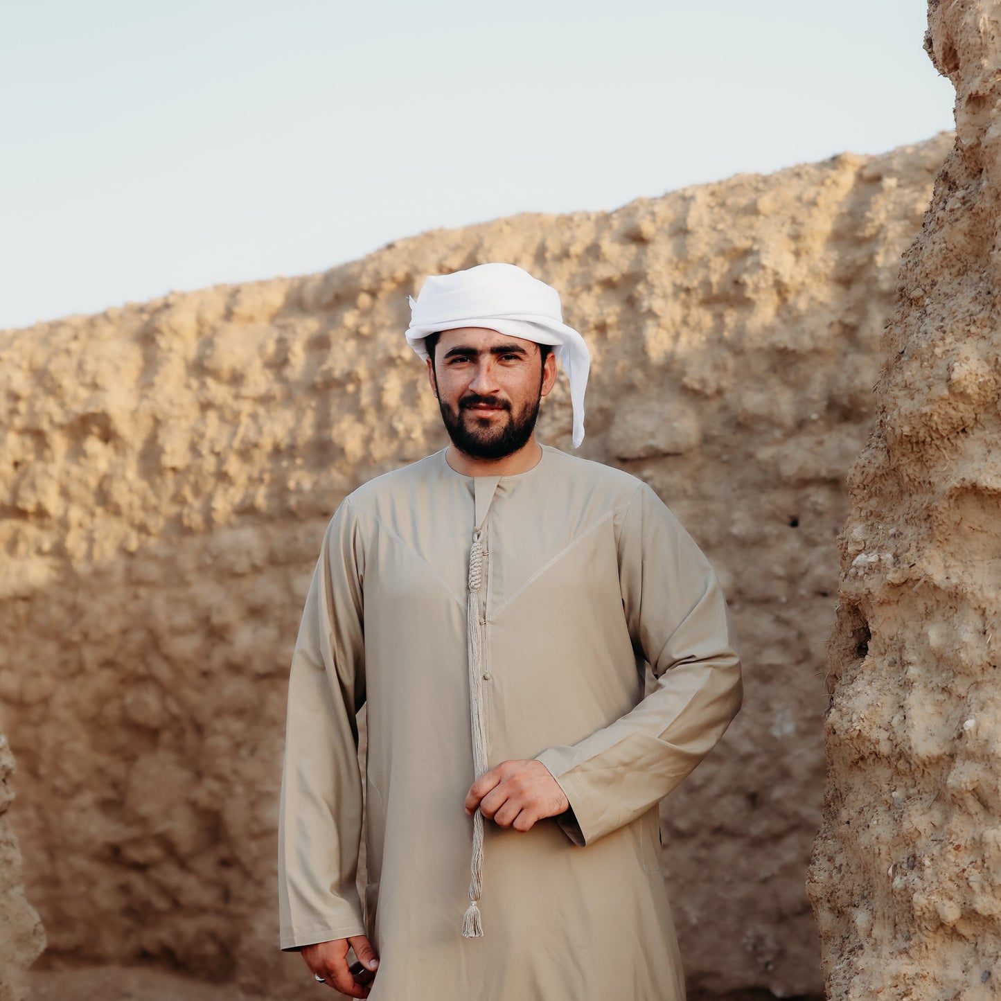Men's Emirati Thobe || Camel