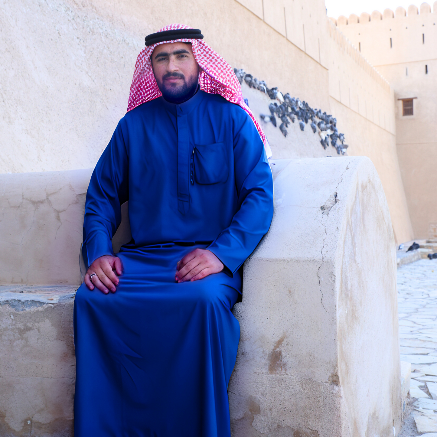 Men's Saudi Thobe || Sapphire