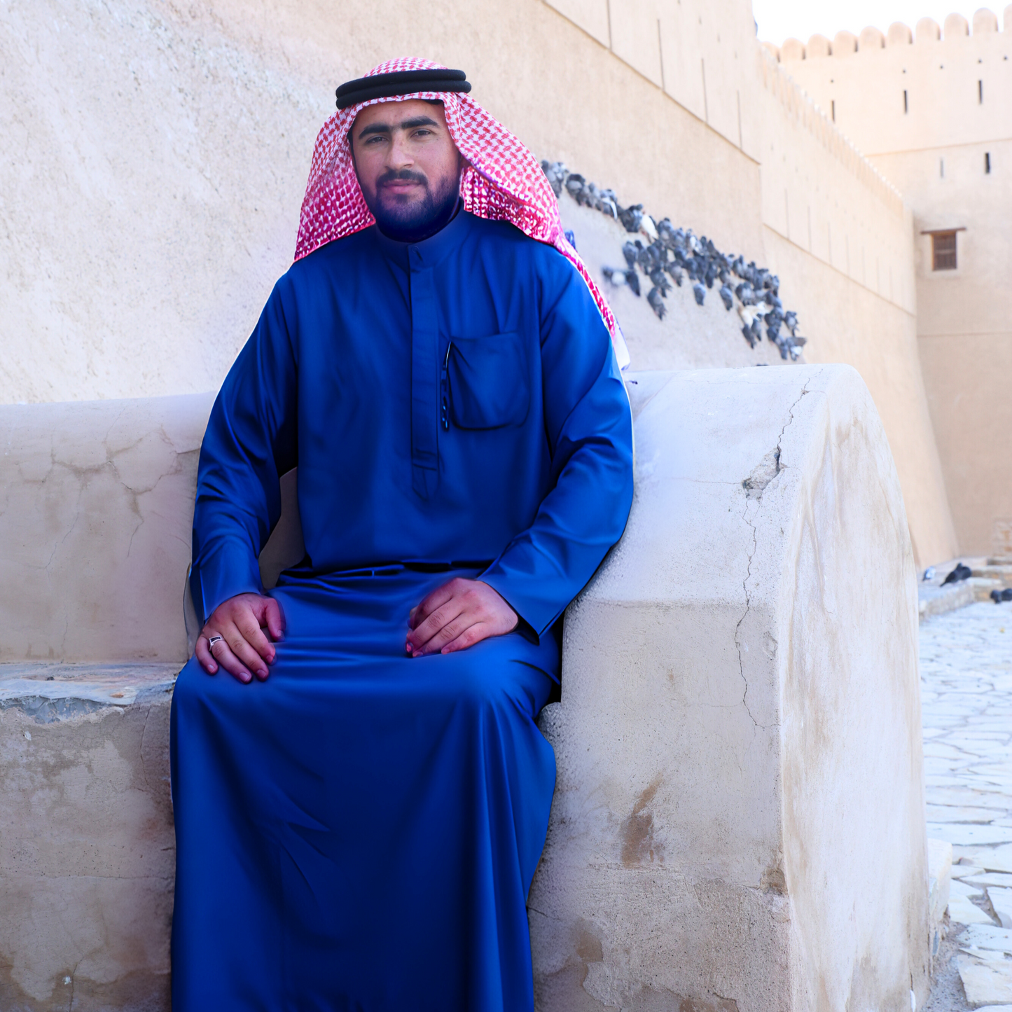 Men's Saudi Thobe || Sapphire