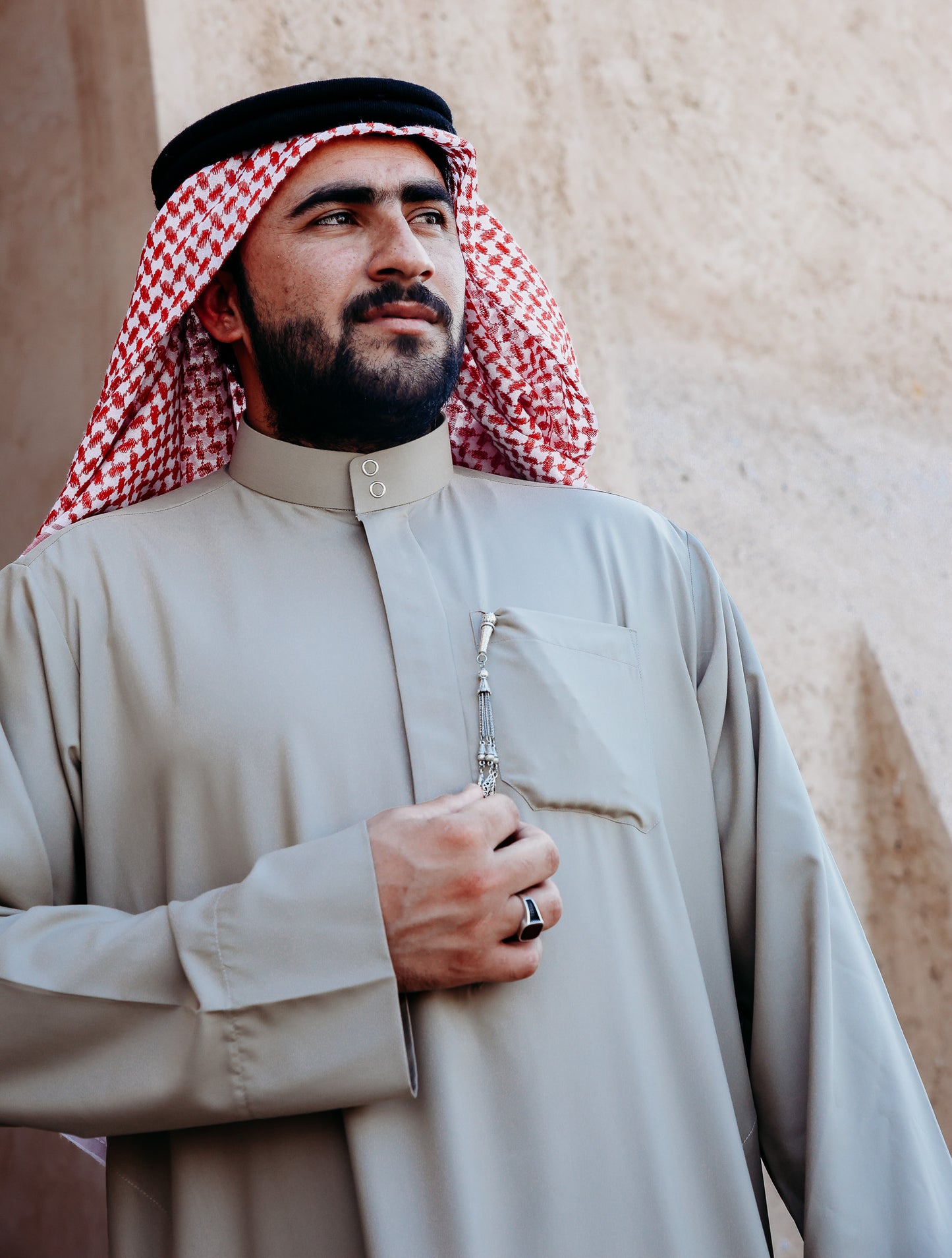 Men's Saudi Thobe || Camel