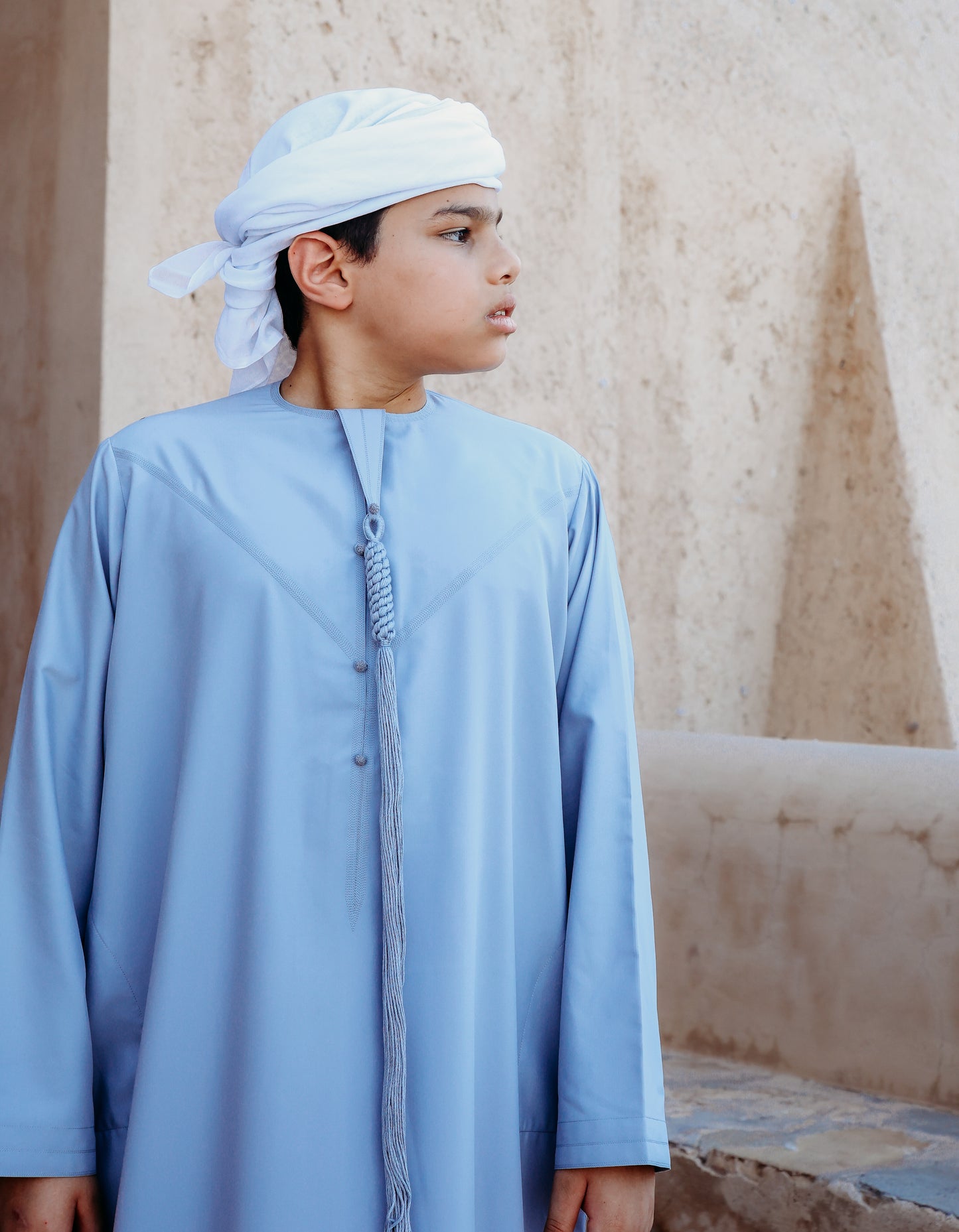 Kid's Emirati Thobe || Sky