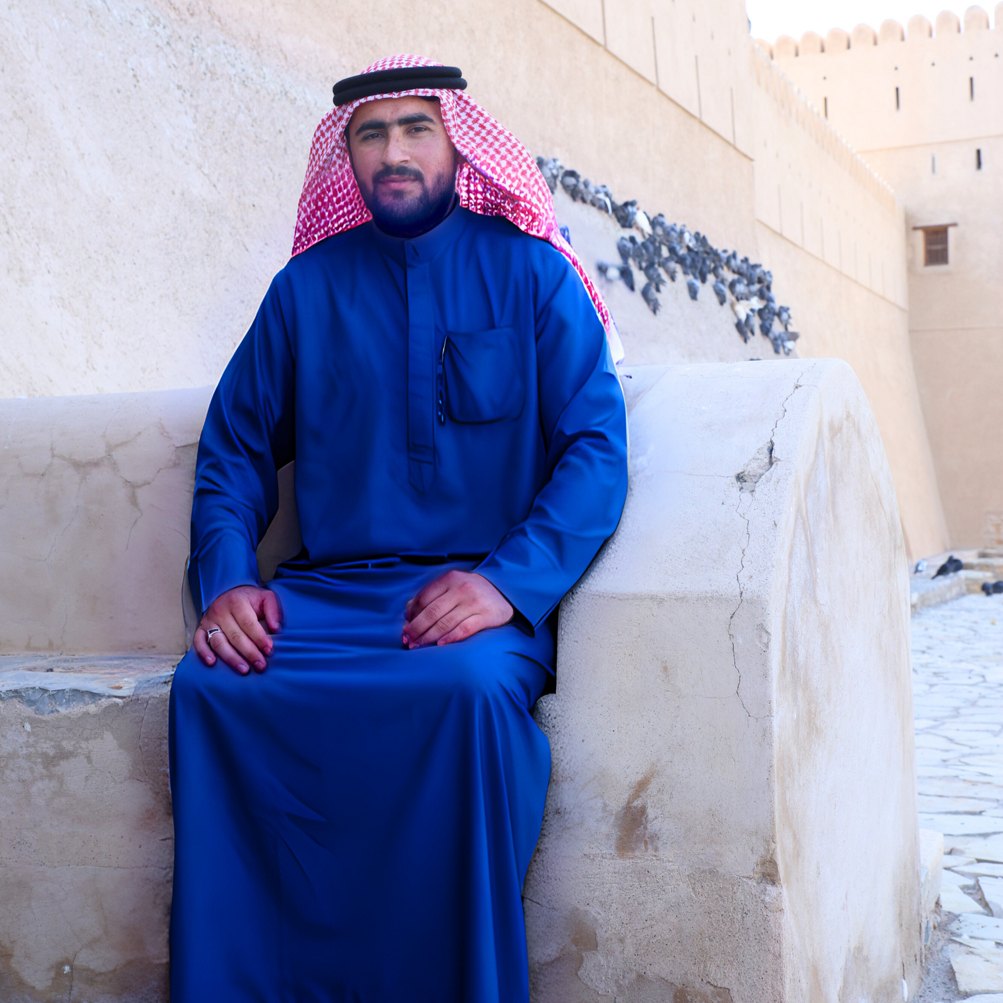 Men's Saudi Thobe ||  Sapphire