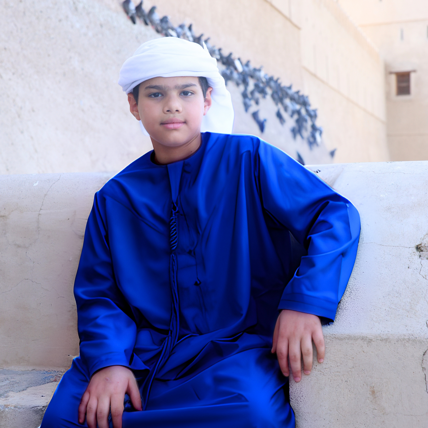 Kid's Emirati Thobe || Sapphire