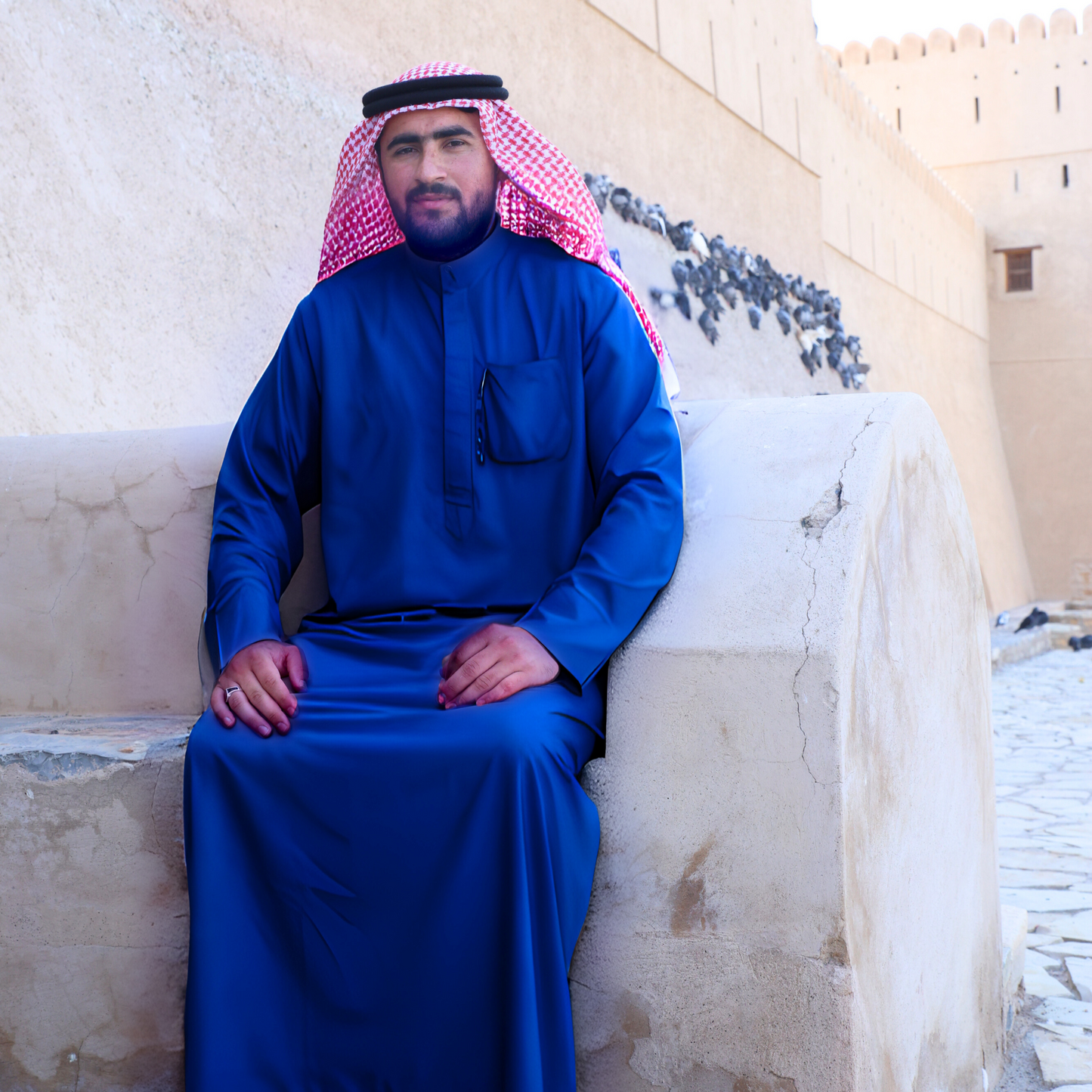 Men's Saudi Thobe ||  Sapphire